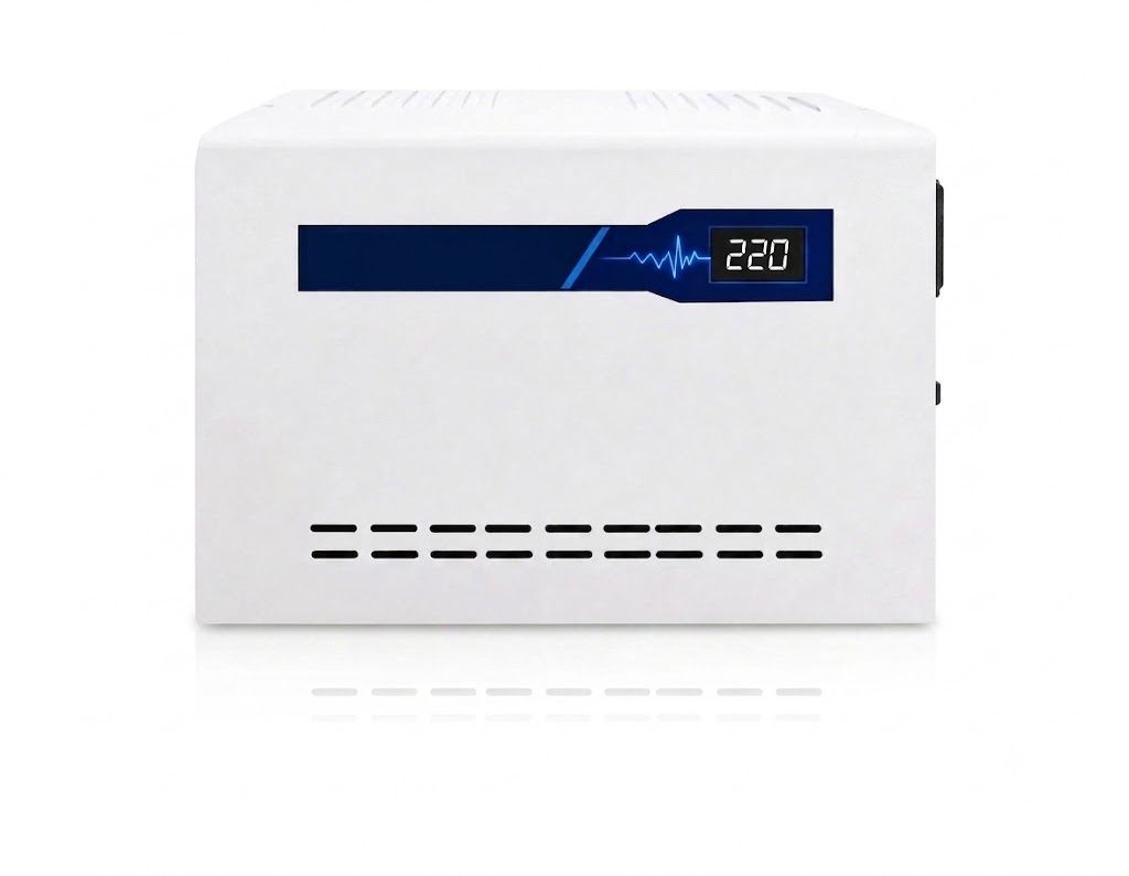 Willora 4 KVA Automatic AC Voltage Stabilizer (120V–280V) | Digital Display | Time Delay | High & Low Voltage Cut-Off | Microprocessor Controlled - WAC4120